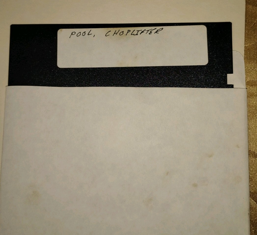 Choplifter Apple II Brøderbund Hang Tab Complete Packaging