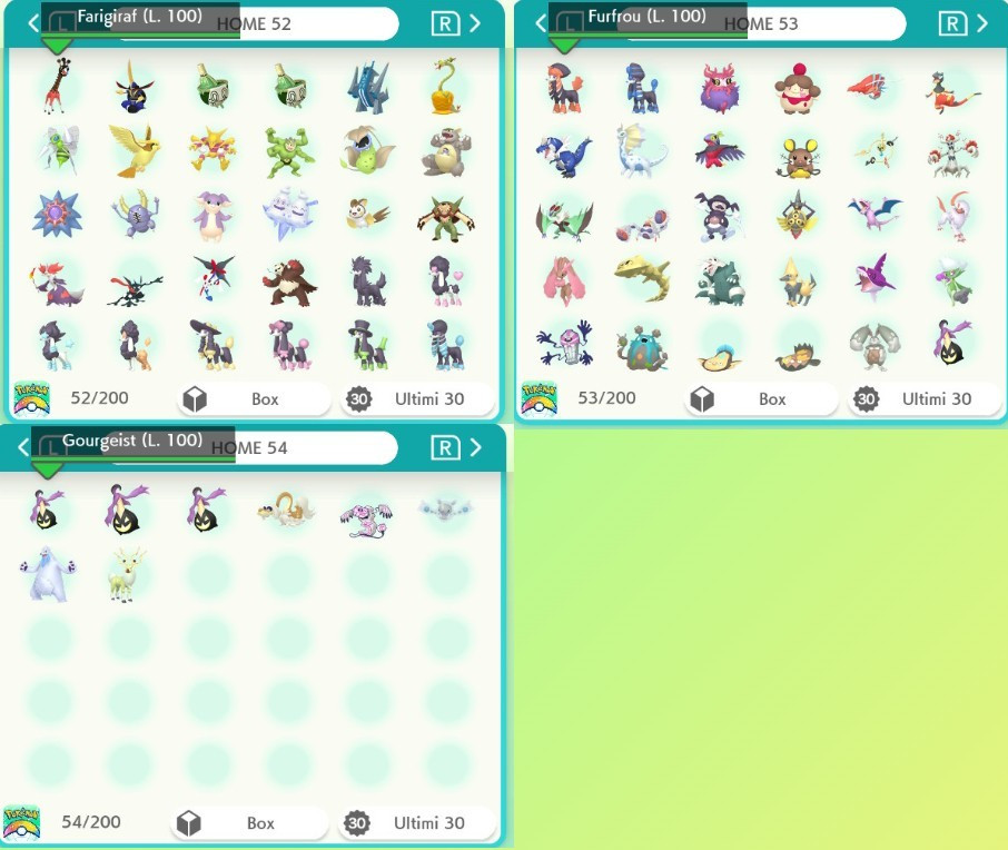 Pokemon HOME Champions Bundle Competitive | Shiny Non-Shiny | +250 Pokemon