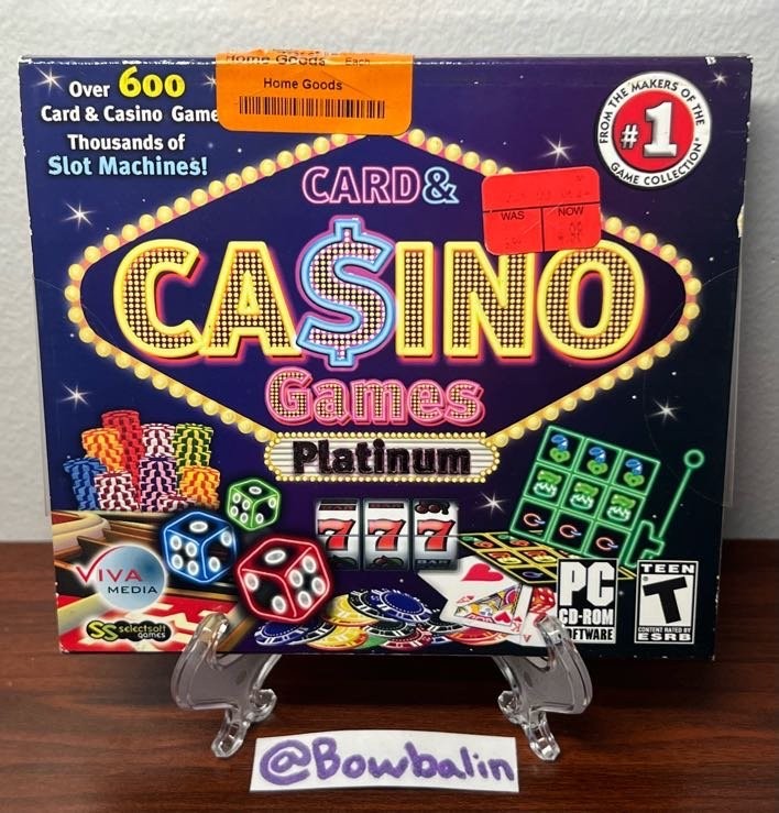CARD & CASINO Games Platinum PC CD-ROM 2007 Selectsoft Viva Media – New Sealed !