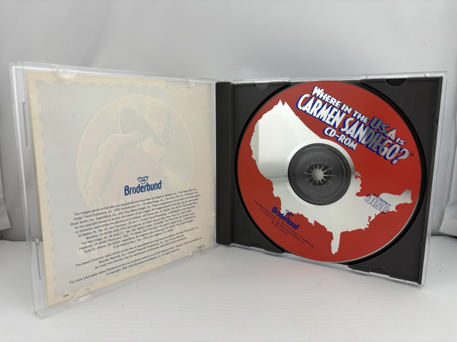 Where In The USA Is Carmen Sandiego? PC CD-ROM Game (1994) Brøderbund