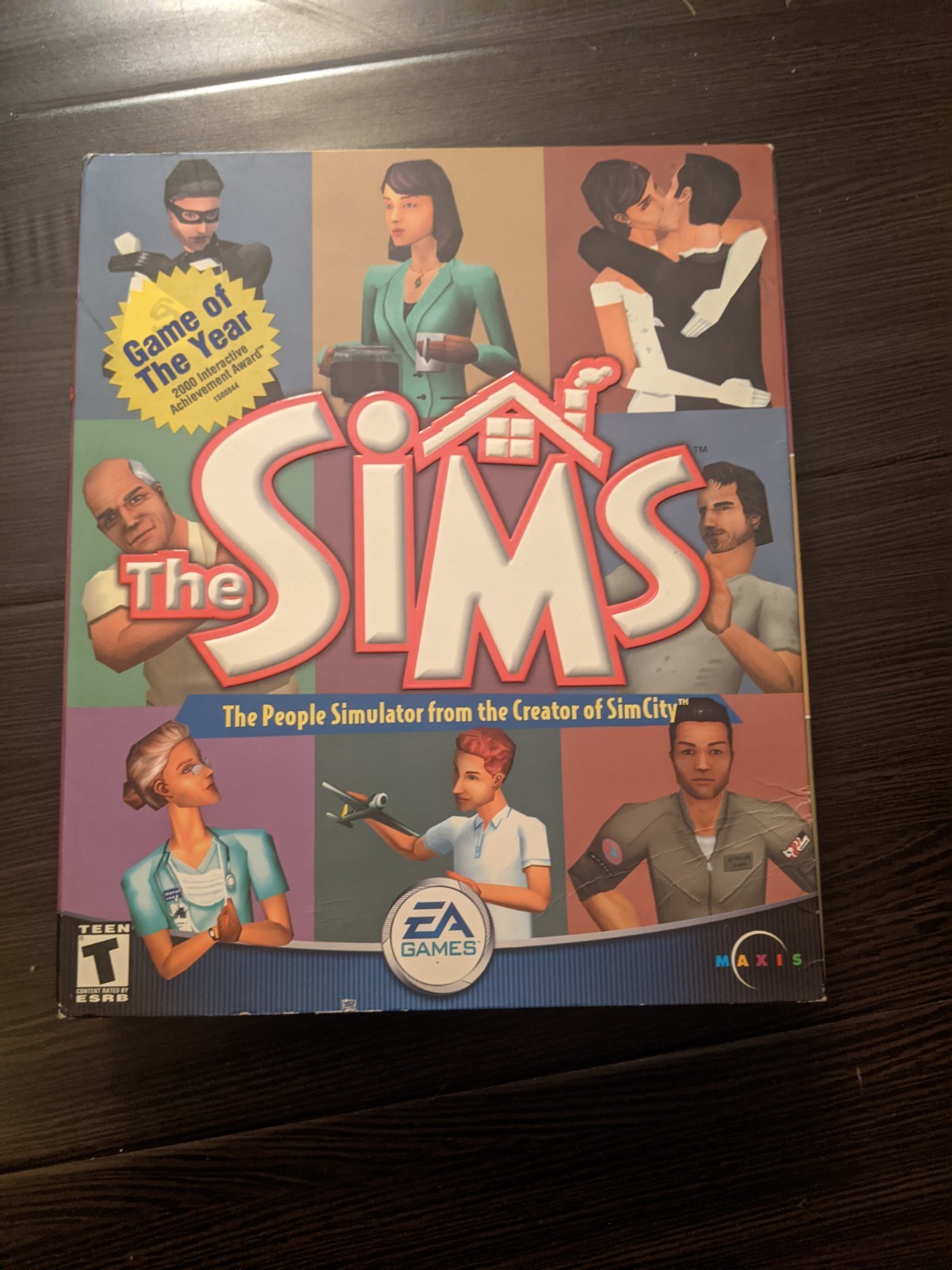 Missing Disc 2000 The Sims ”The People Simulator” PC Windows 98/95 in Big Box