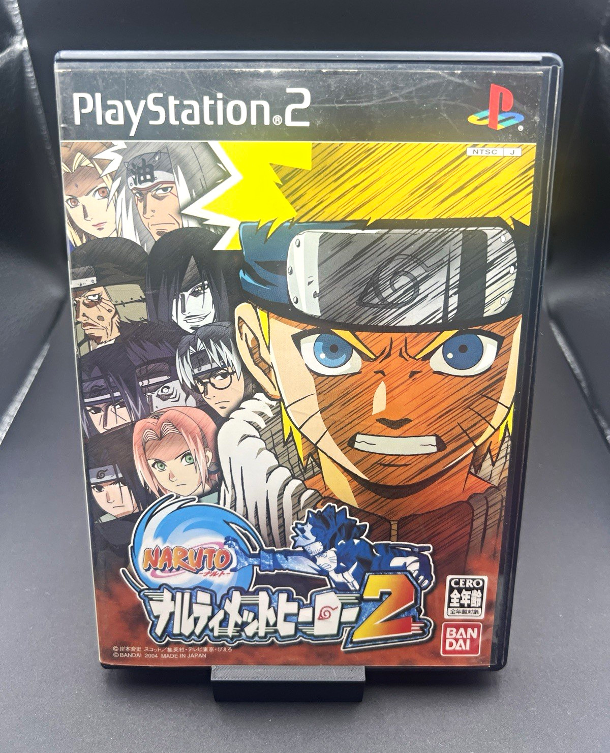 Bandai Naruto: Narutimett Hero 2 Sony PS2 NTSC-J Japan CERO A w/ Manual (2004)