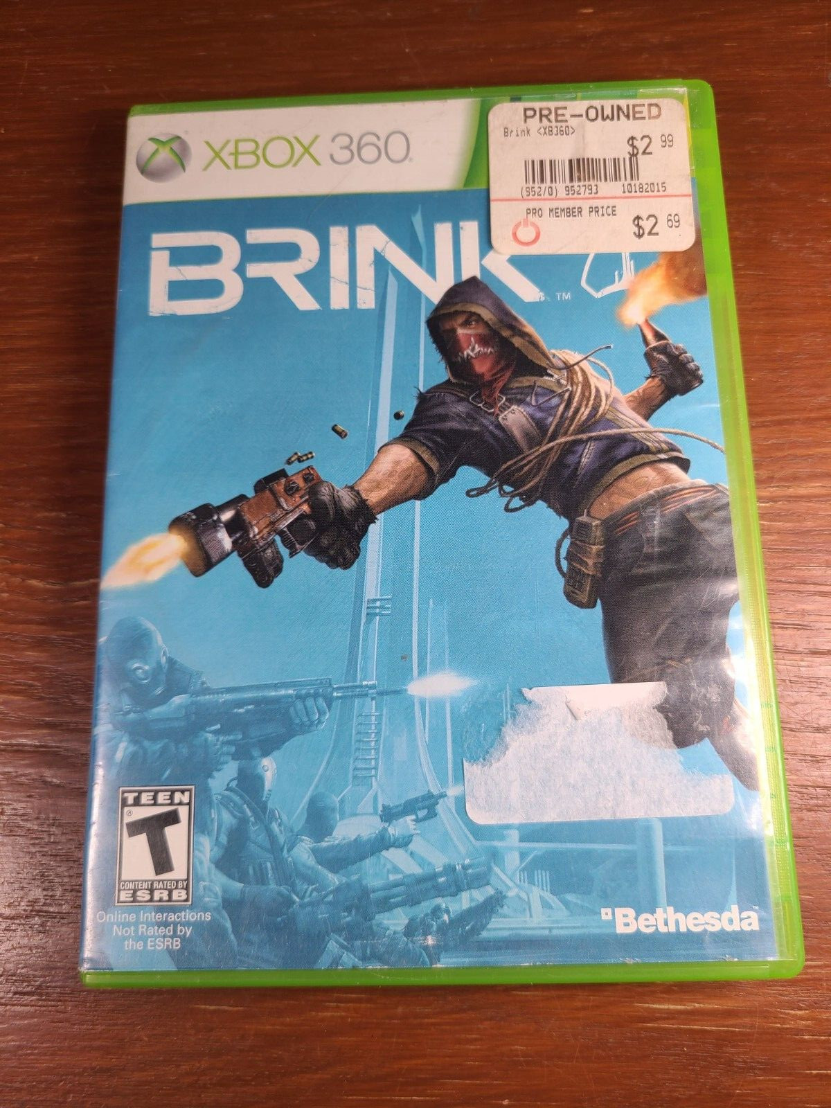 Brink (Xbox 360, 2011) Tested + Working