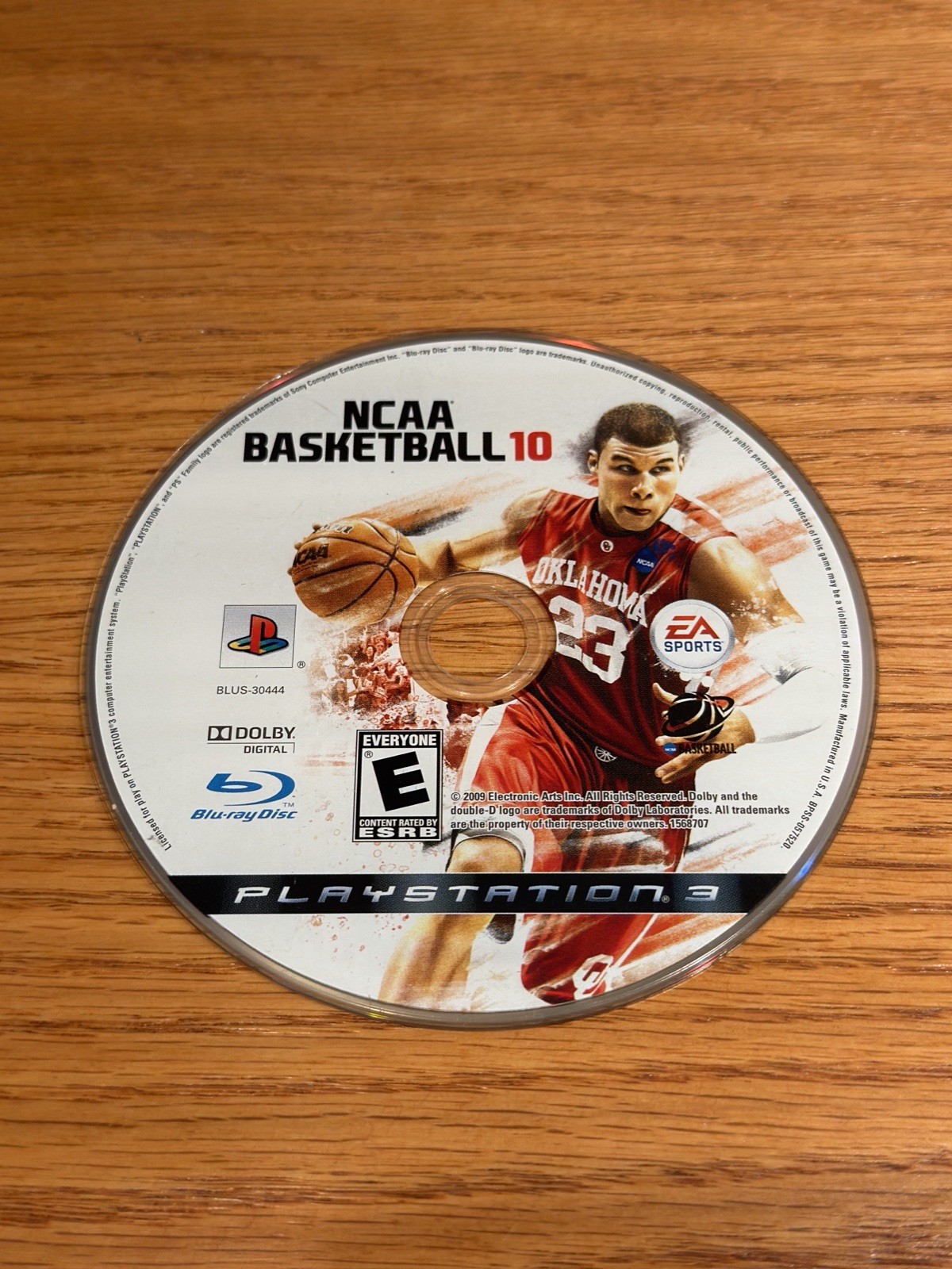 NCAA Basketball 10 Sony PlayStation 3 PS3 – Disc Only – Untested
