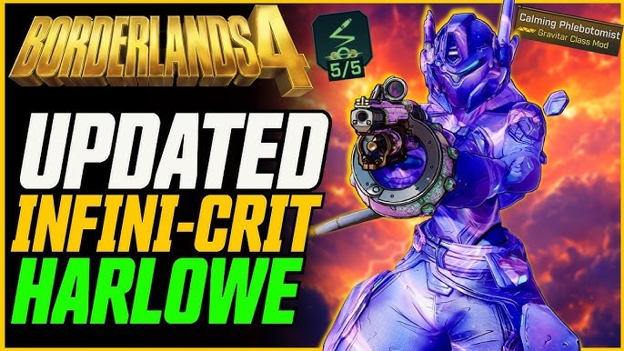 Borderlands 4 OP⭐INFINI-CRIT HARLOWE 4.0 BUILD⭐MOXSY ⭐BEST LEVEL 60 NEW BUILD