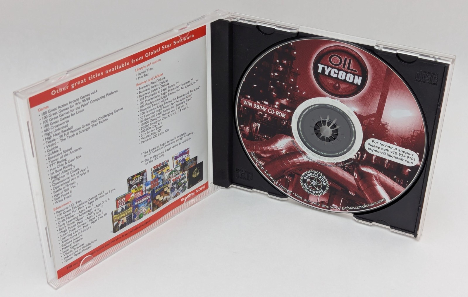 Oil Tycoon (PC, 2001) CD-ROM Windows 98/ME/XP Simulation Strategy – Retro Gaming