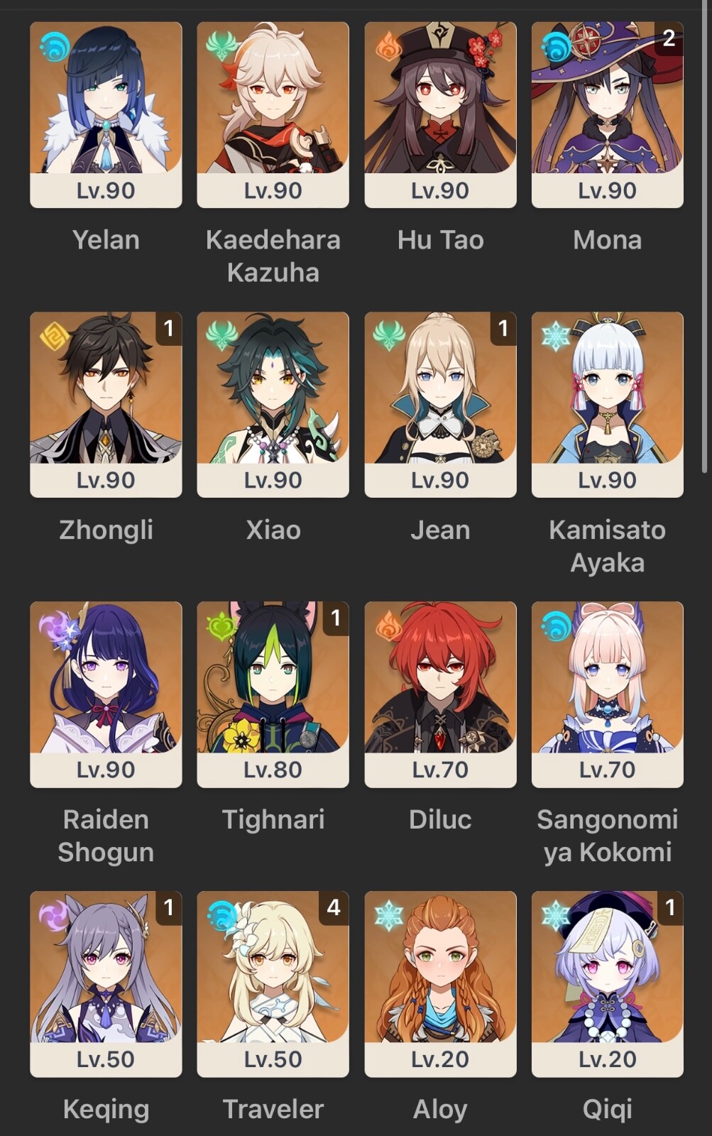 Genshin Account ar58 14 5*, Aloy, wishes, 100% warranty, 2 signature weapons.