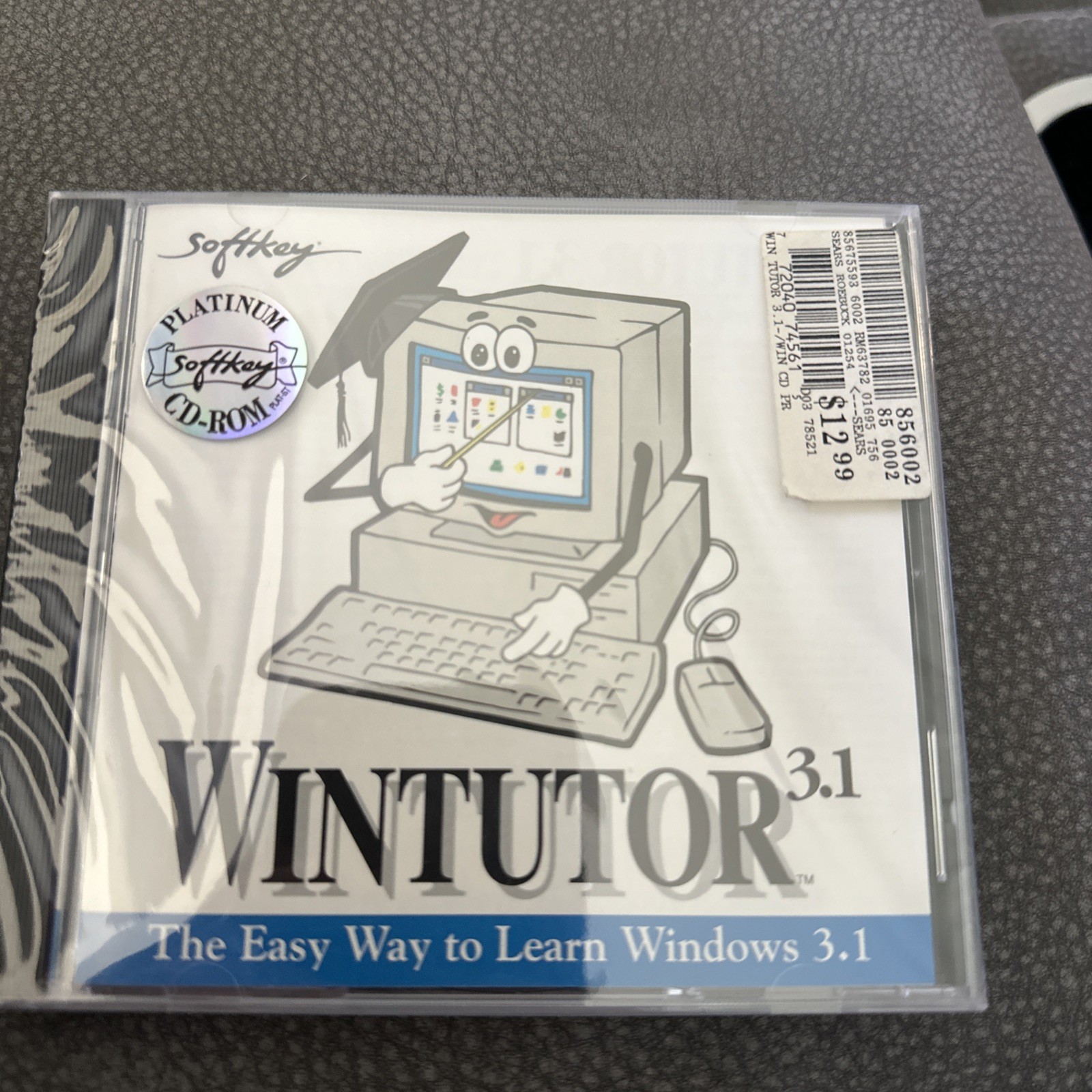 Wintutor 3.1 (PC, Windows 3.1) Brand New Sealed – Platinum Cd-rom Softkey U20