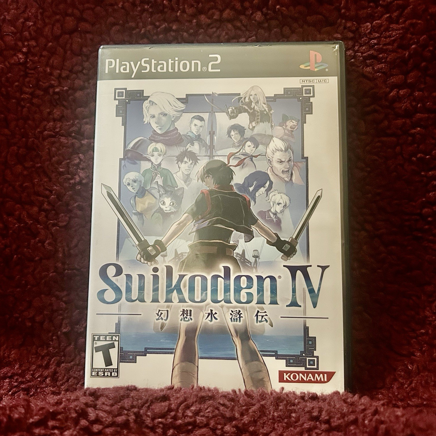 KONAMI SUIKODEN IV, 2005 – PS2 RPG GAME DISC W/ CASE AND MANUAL INCLUDED!!!!