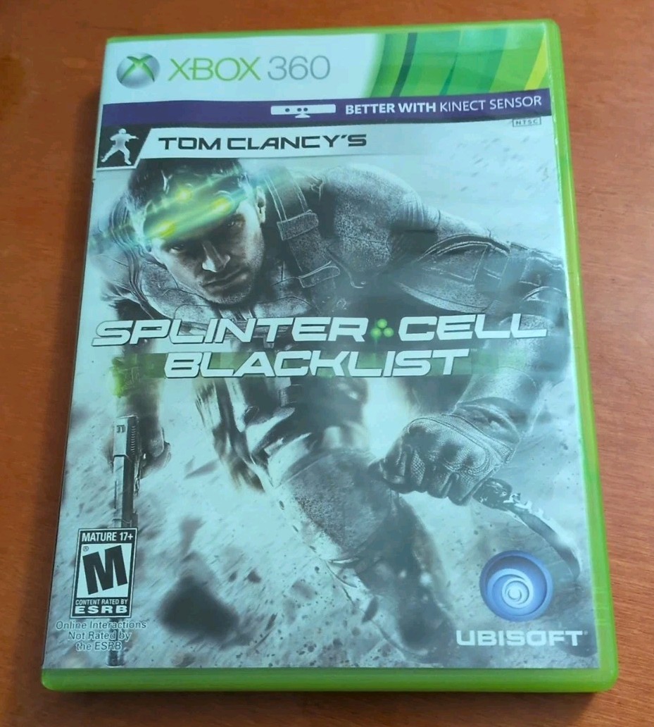 tom Clancy’s Splinter Cell Blacklist Microsoft Xbox 360 Ubisoft Mature