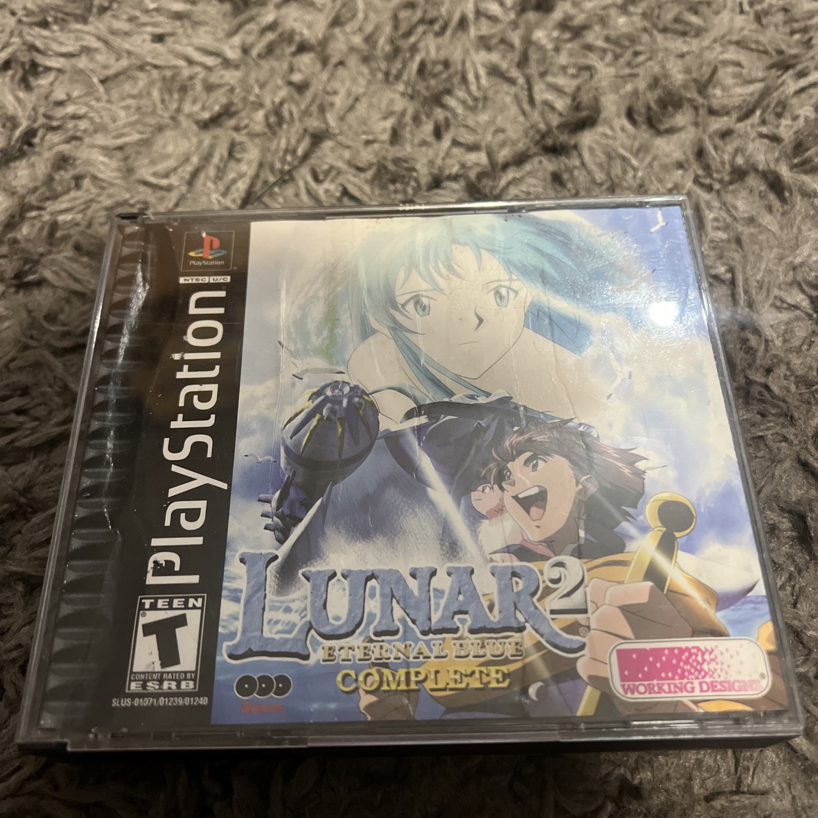 Lunar 2: Eternal Blue Complete 4 Disc Sony PlayStation 1 RPG Ps1