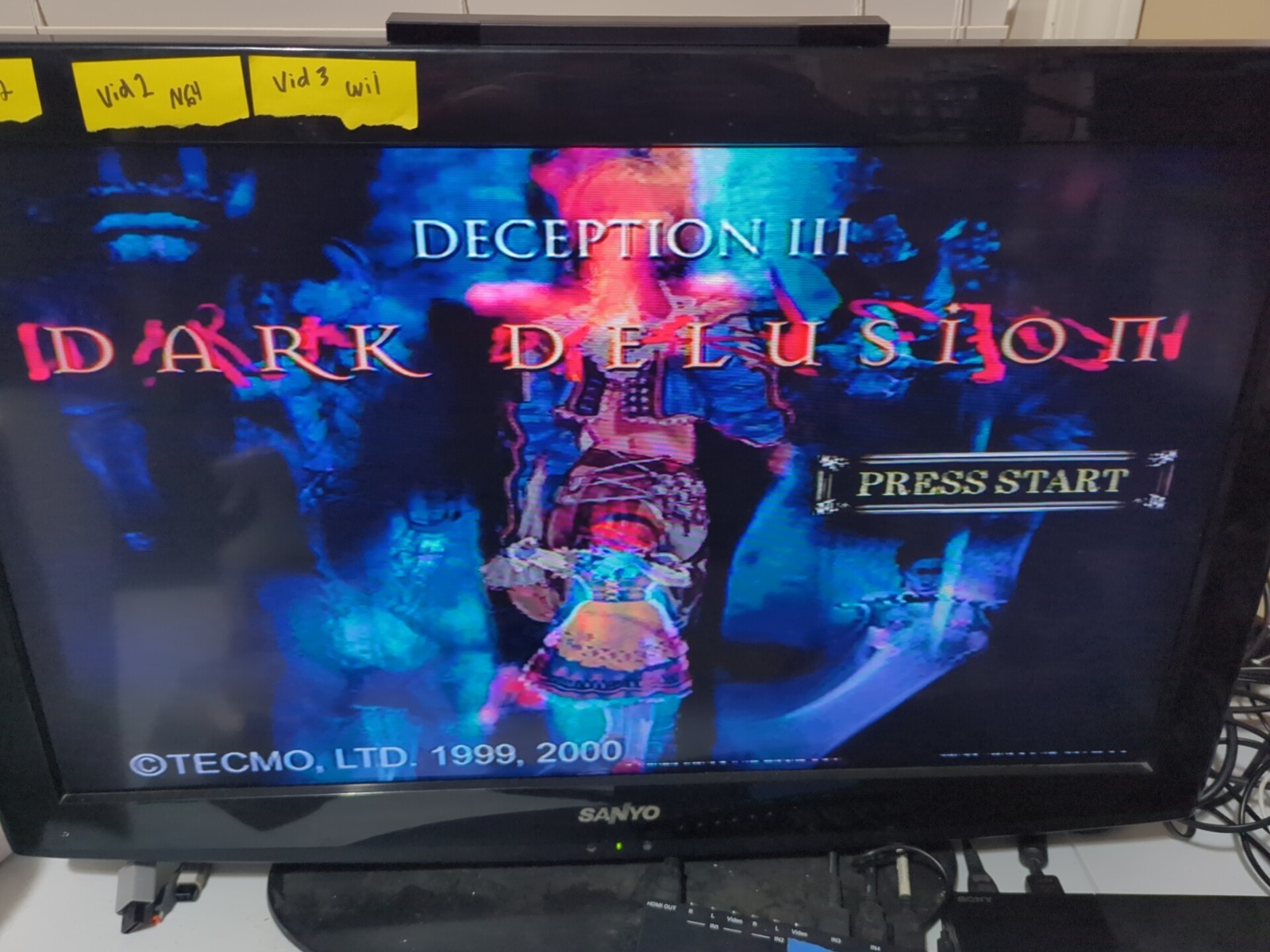 Deception III Dark Delusion ( PlayStation 1 PS1 ) CIB -Near Mint Disc -Pristine