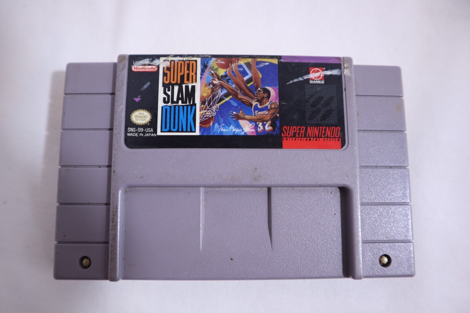 Super Slam Dunk (SNES, 1993) ***Cart Only*** ~