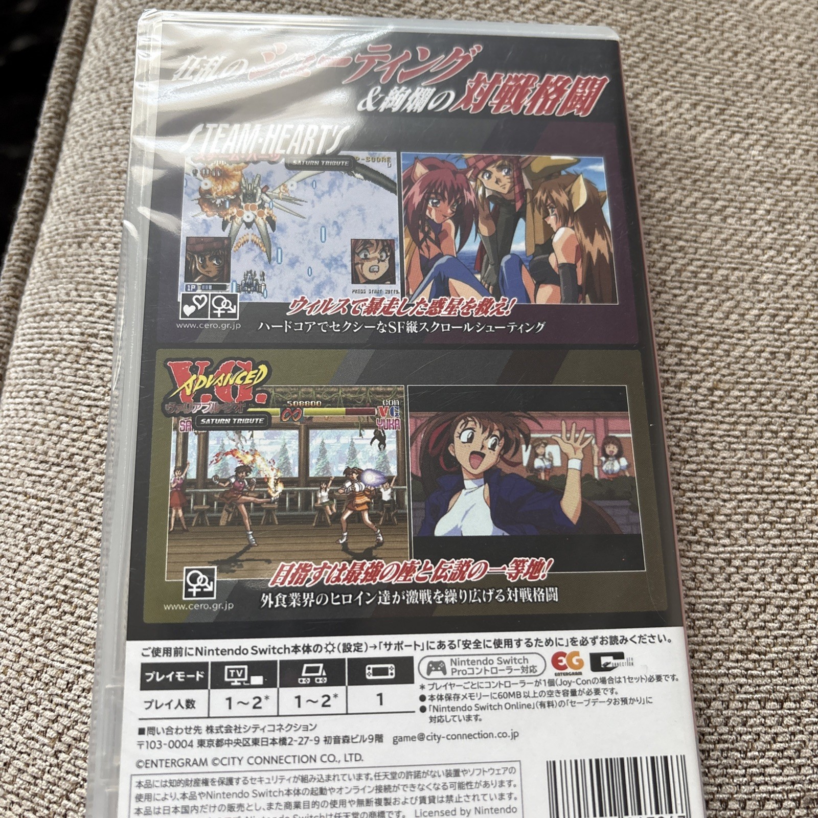 Steam-Heart’s & Advanced Variable Geo Saturn Tribute JP Switch Game (NO ENGLISH)