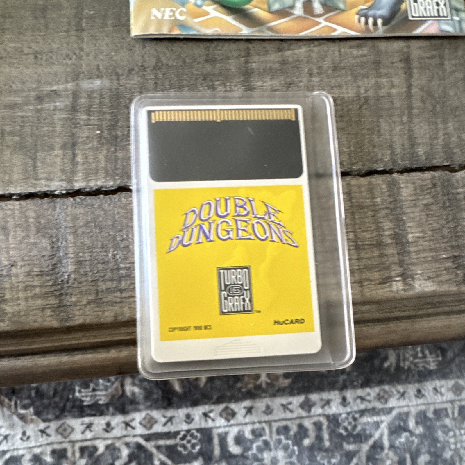 NEC Double Dungeons TurboGrafx-16 HuCard Role Playing Game w/ Box & Manual