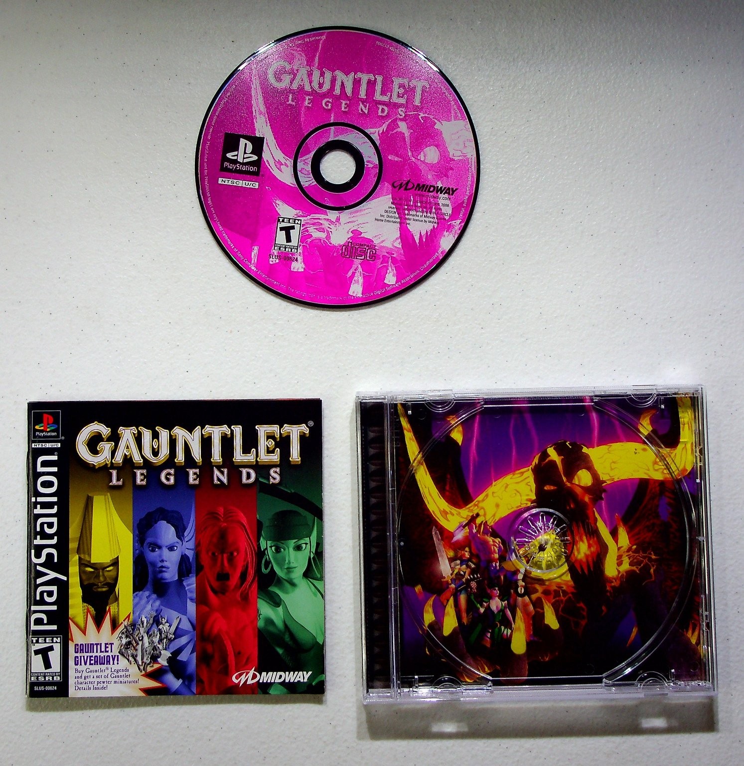 Gauntlet Legends PlayStation PS1 Video Game Multiplayer Fantasy RPG
