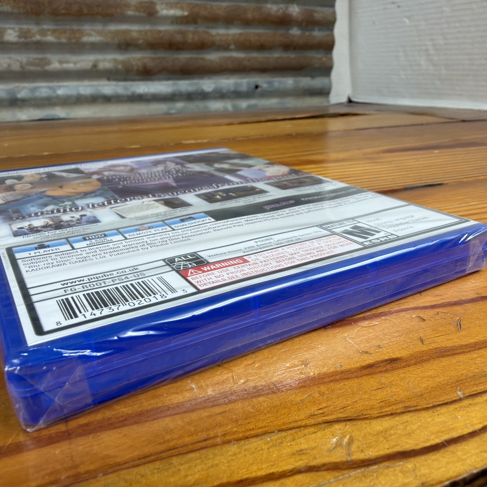 Root Letter (Sony PlayStation 4, 2016) PS4 – New – Sealed