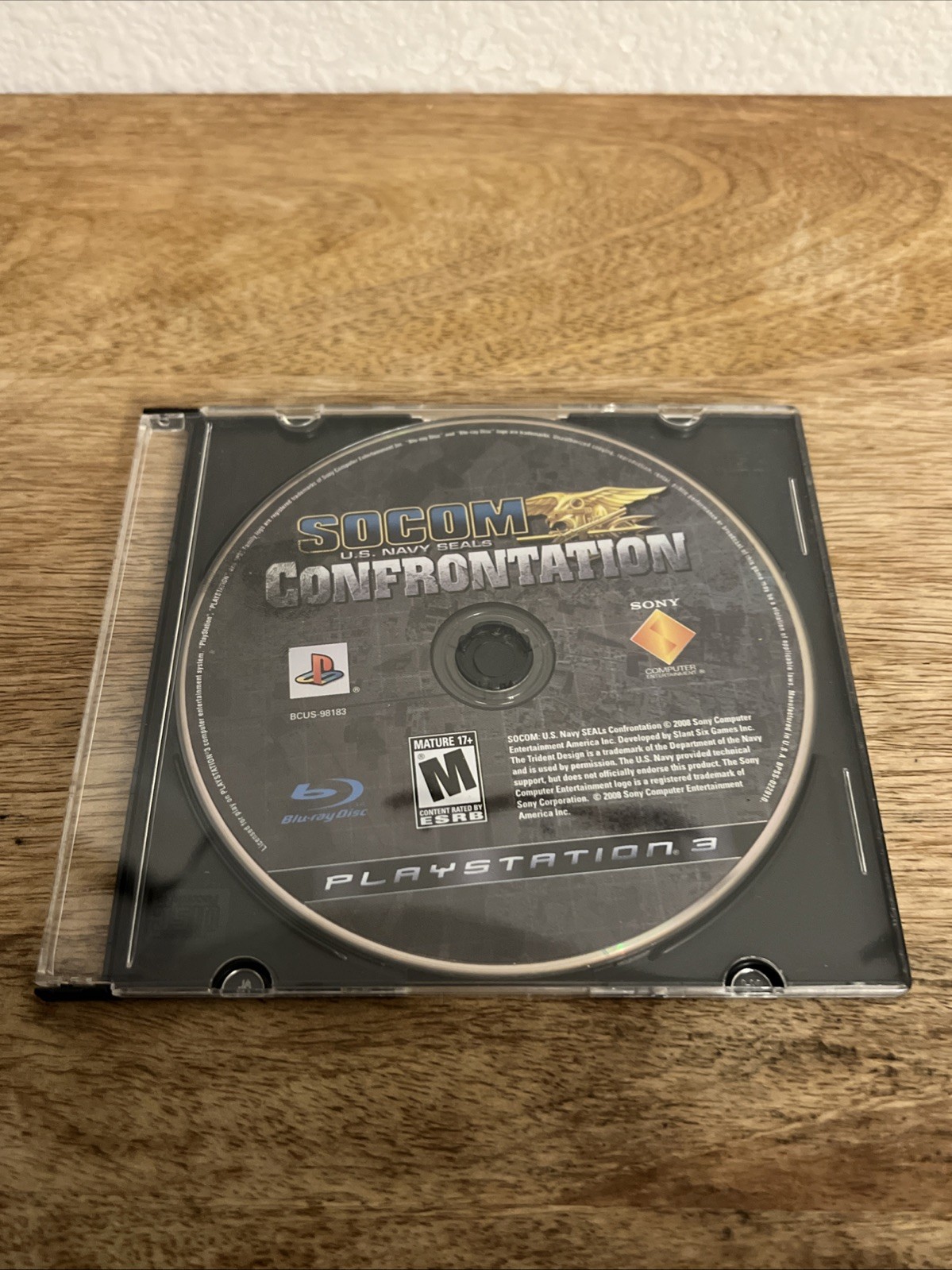 Socom U.S. Navy Seals Confrontation Sony PlayStation 3 PS3 M-Mature (Disc Only)