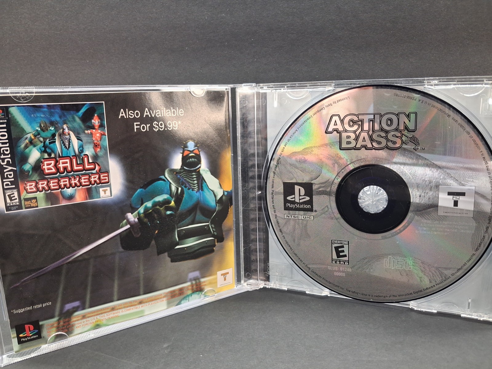Action Bass (Sony PlayStation 1, 2000 PS1) – Complete Fast Free Shipping