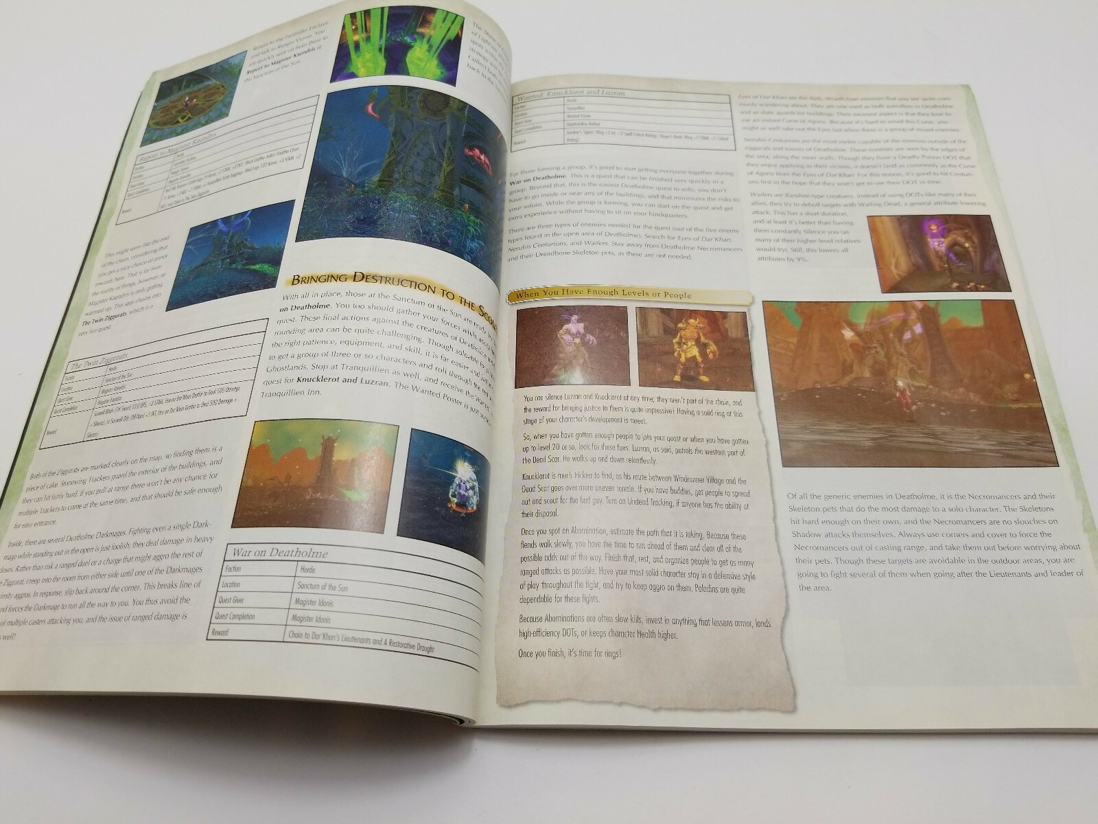 World of Warcraft The Burning Crusade Expansion Set Instruction Manual Book Only