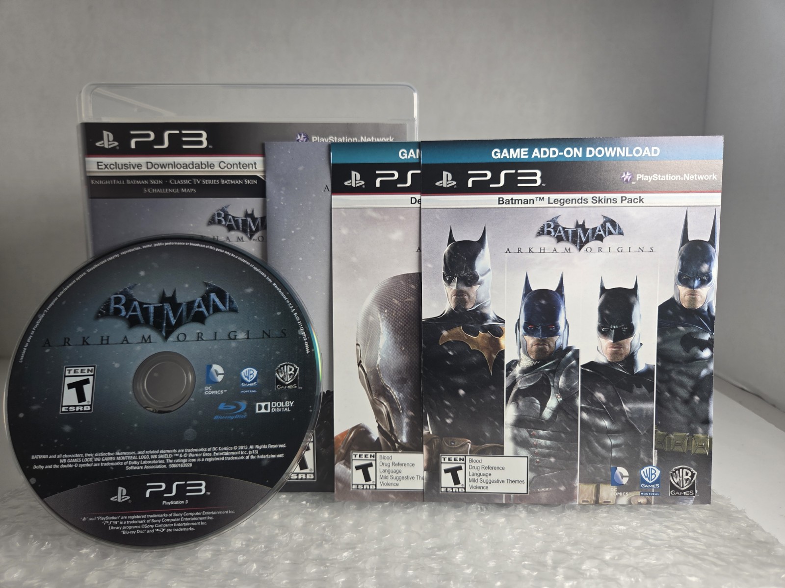 Batman Arkham Origins PS3 Sony PlayStation 3 Complete In Box CIB Tested Wb Games