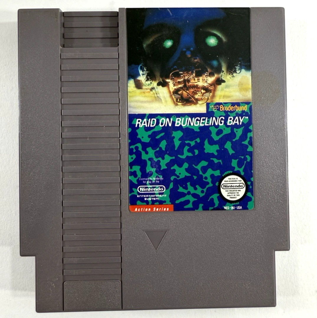 Raid on Bungeling Bay (Nintendo NES, 1987) 5 Screw Game Cartridge – Tested