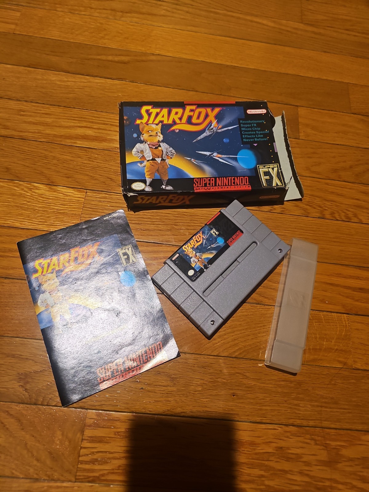 Star Fox Super Nintendo Game Very Good Condition Collectible Super FX Manual Box