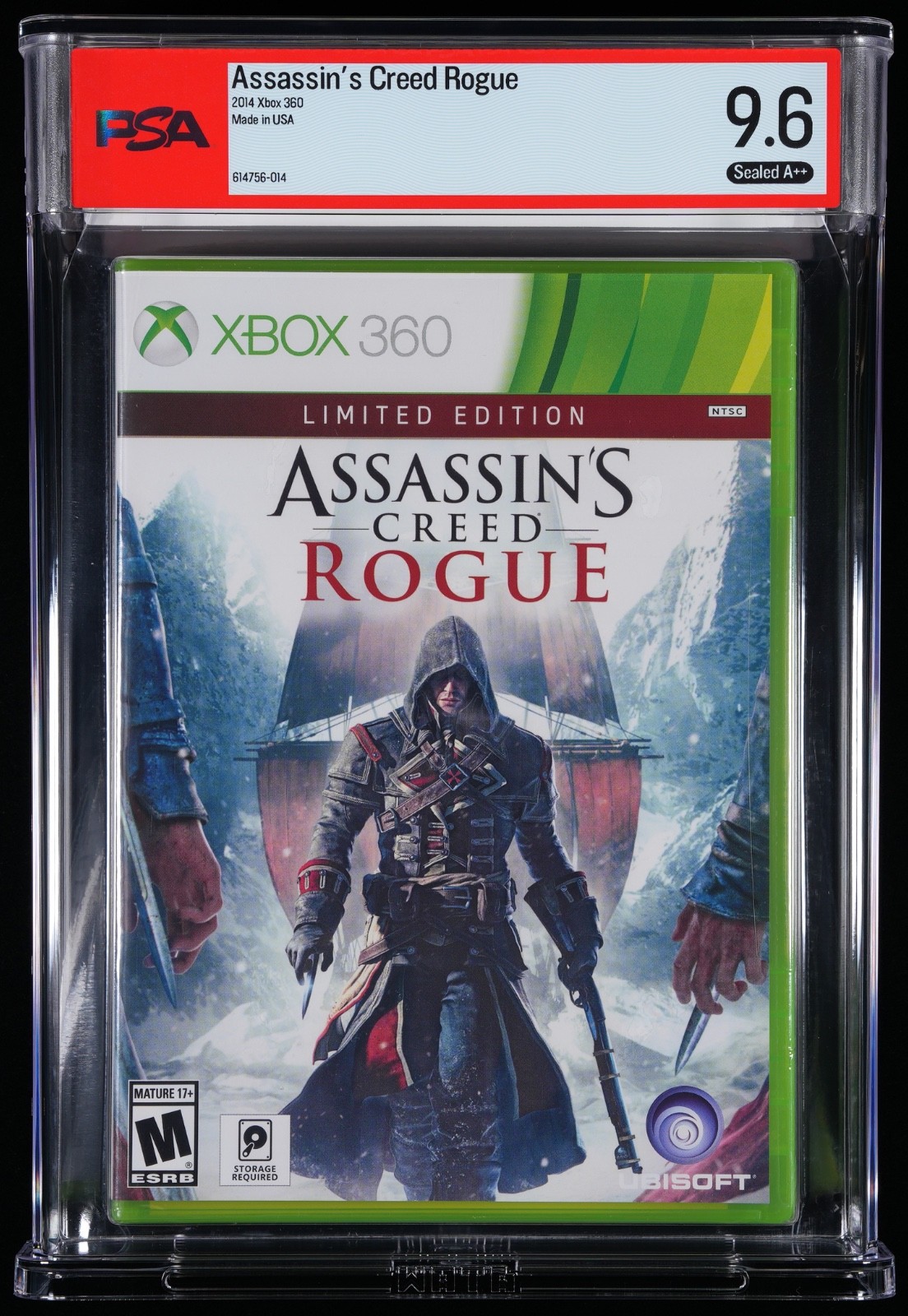 Assassin’s Creed: Rogue Limited Edition (Xbox 360) PSA 9.6 A++ Graded