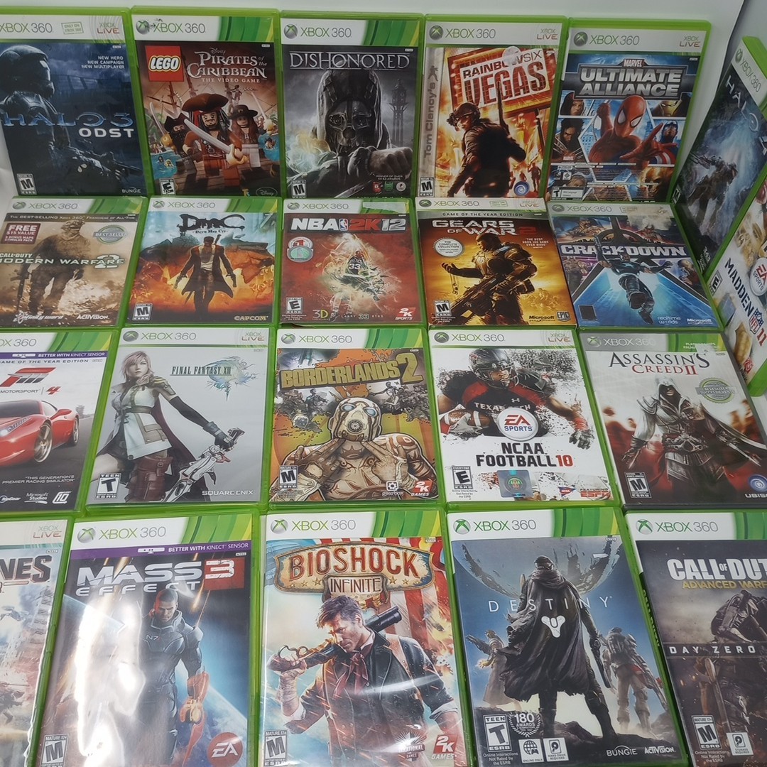 Lot Of 22 Xbox 360 Games With Cases (Many Have Manuals) UNTESTED See Pics!