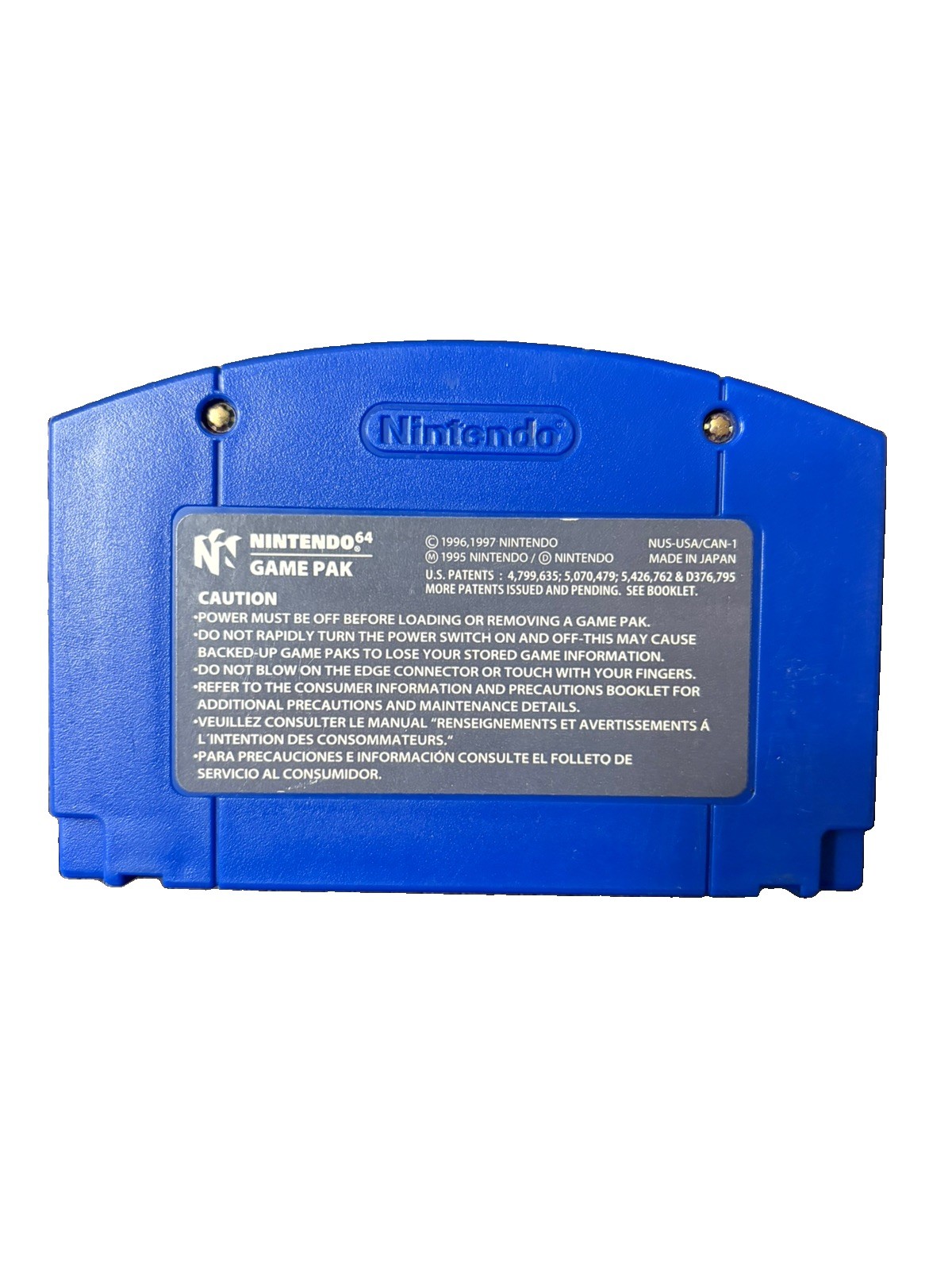 Hydro Thunder Blue Cartridge Nintendo 64/N64(TESTED & WORKS)