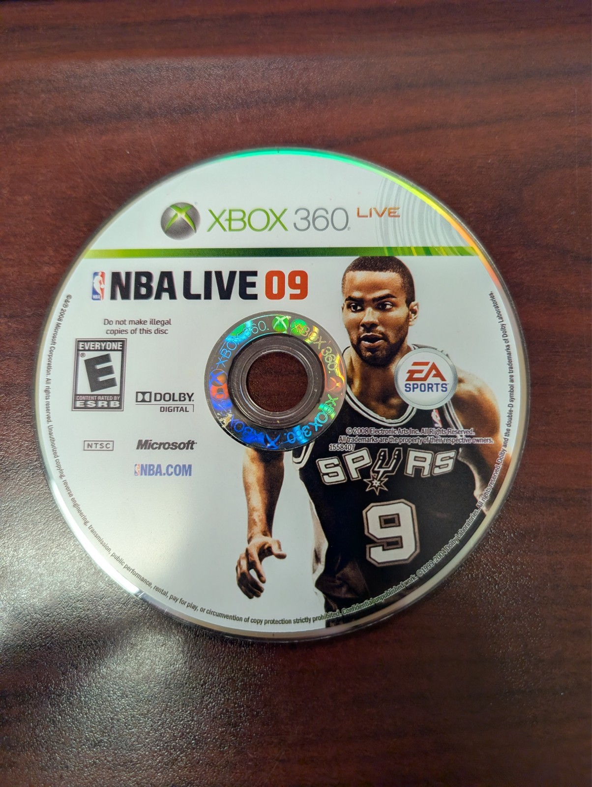 NBA Live 09 (Xbox 360) NO TRACKING – DISC ONLY 6961
