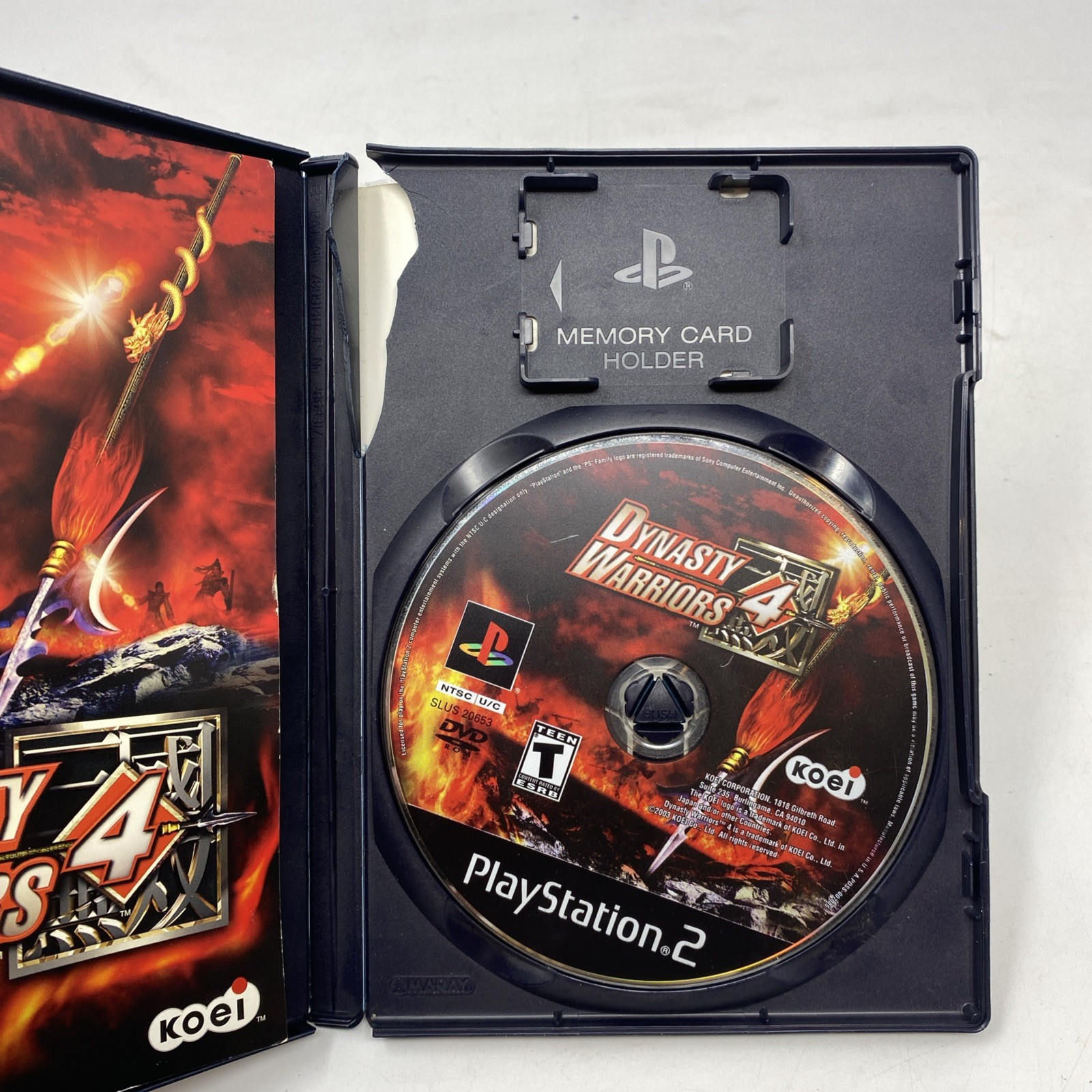 PS2 Dynasty Warriors 4 (Sony Playstation 2, 2003) Complete