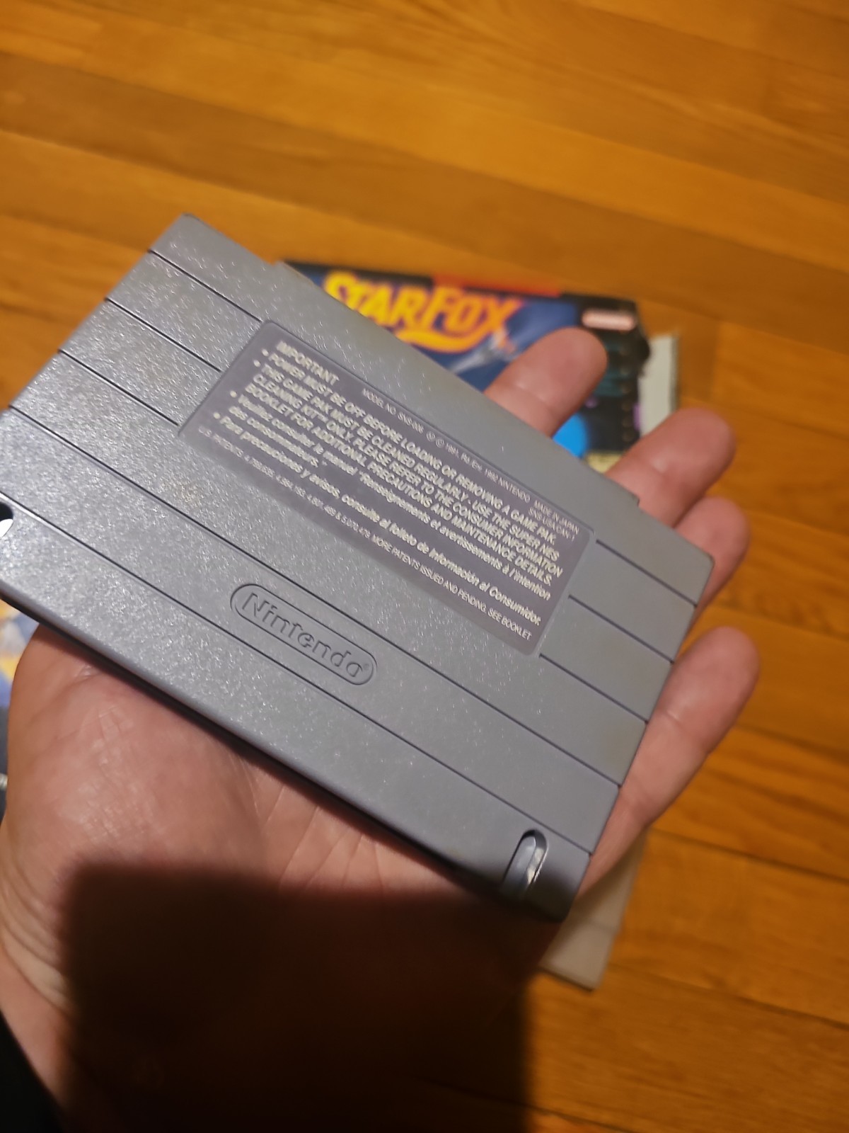 Star Fox Super Nintendo Game Very Good Condition Collectible Super FX Manual Box