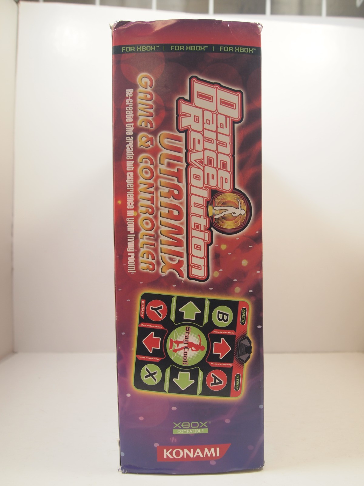 Konami Dance Dance Revolution DDR Ultramix Dance Pad Game Bundle for Xbox