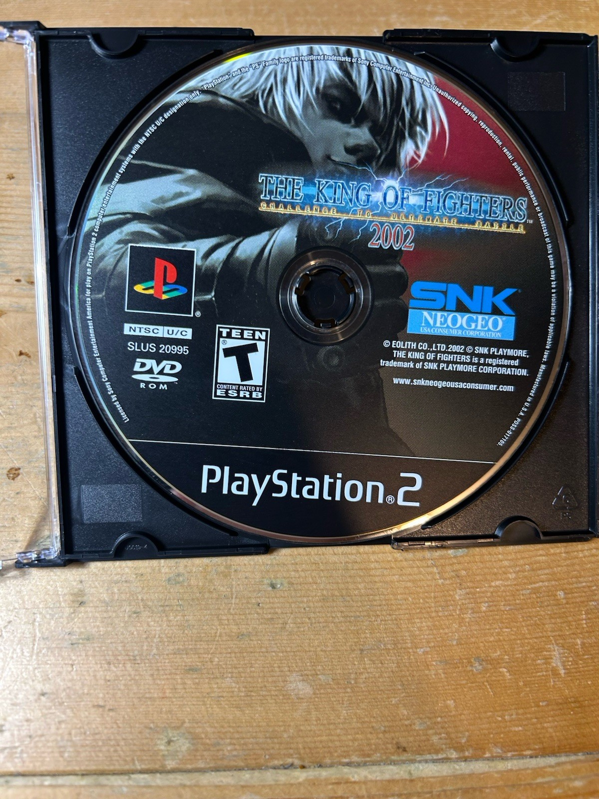 The King Of Fighters 2002 (Playstation 2) PS2 Disc Only Tested. Ships Free