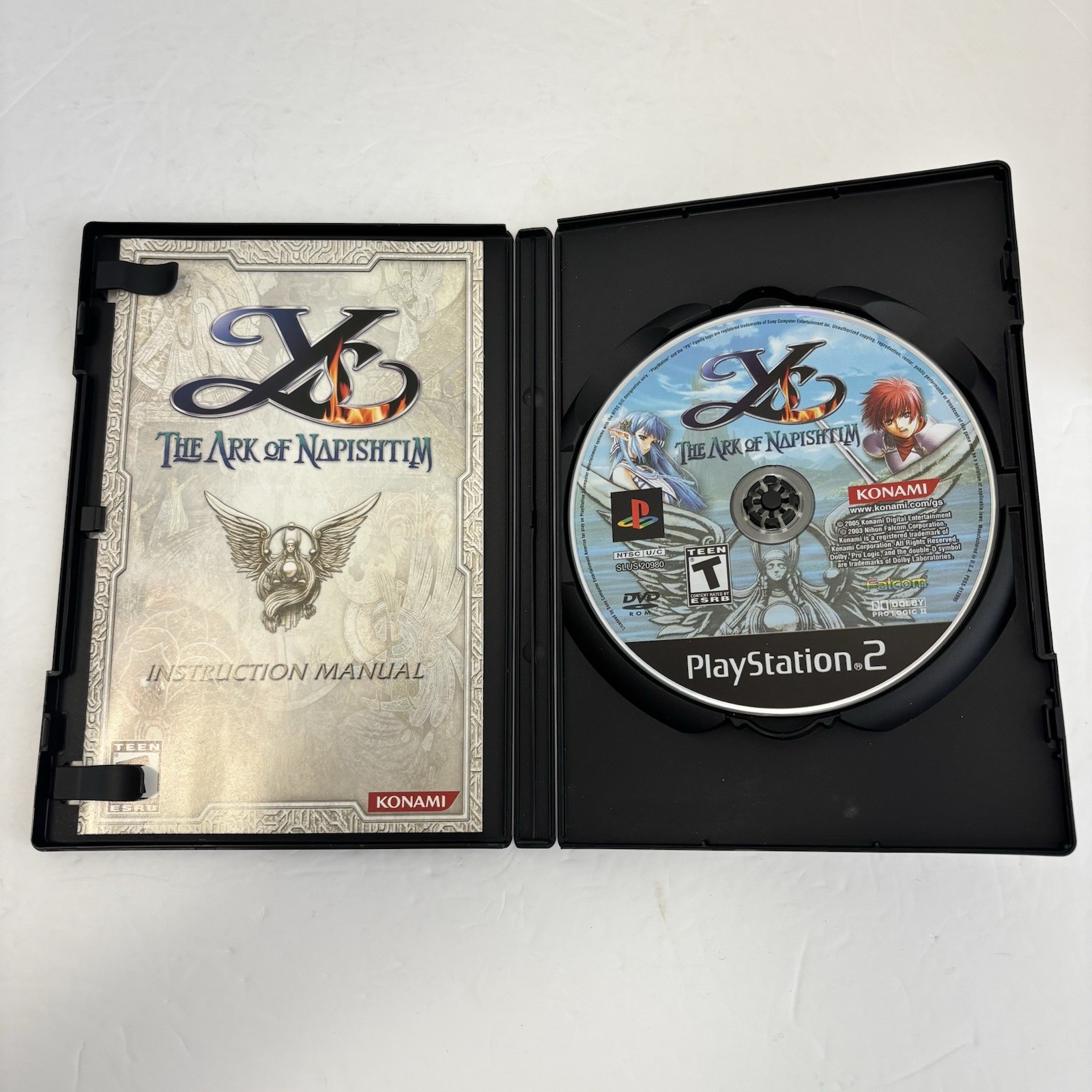 Ys: The Ark of Napishtim Playstation 2 PS2 Complete with Manual NO Scratches