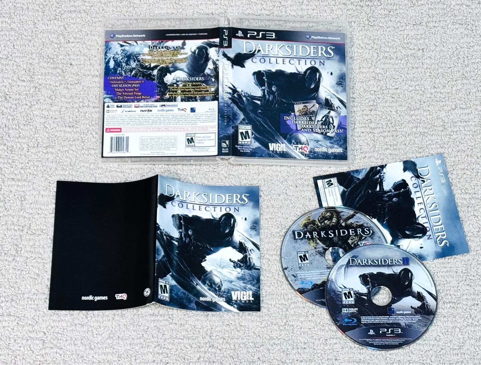 Darksiders Collection (Sony PlayStation 3, PS3) Complete Game CIB – Tested