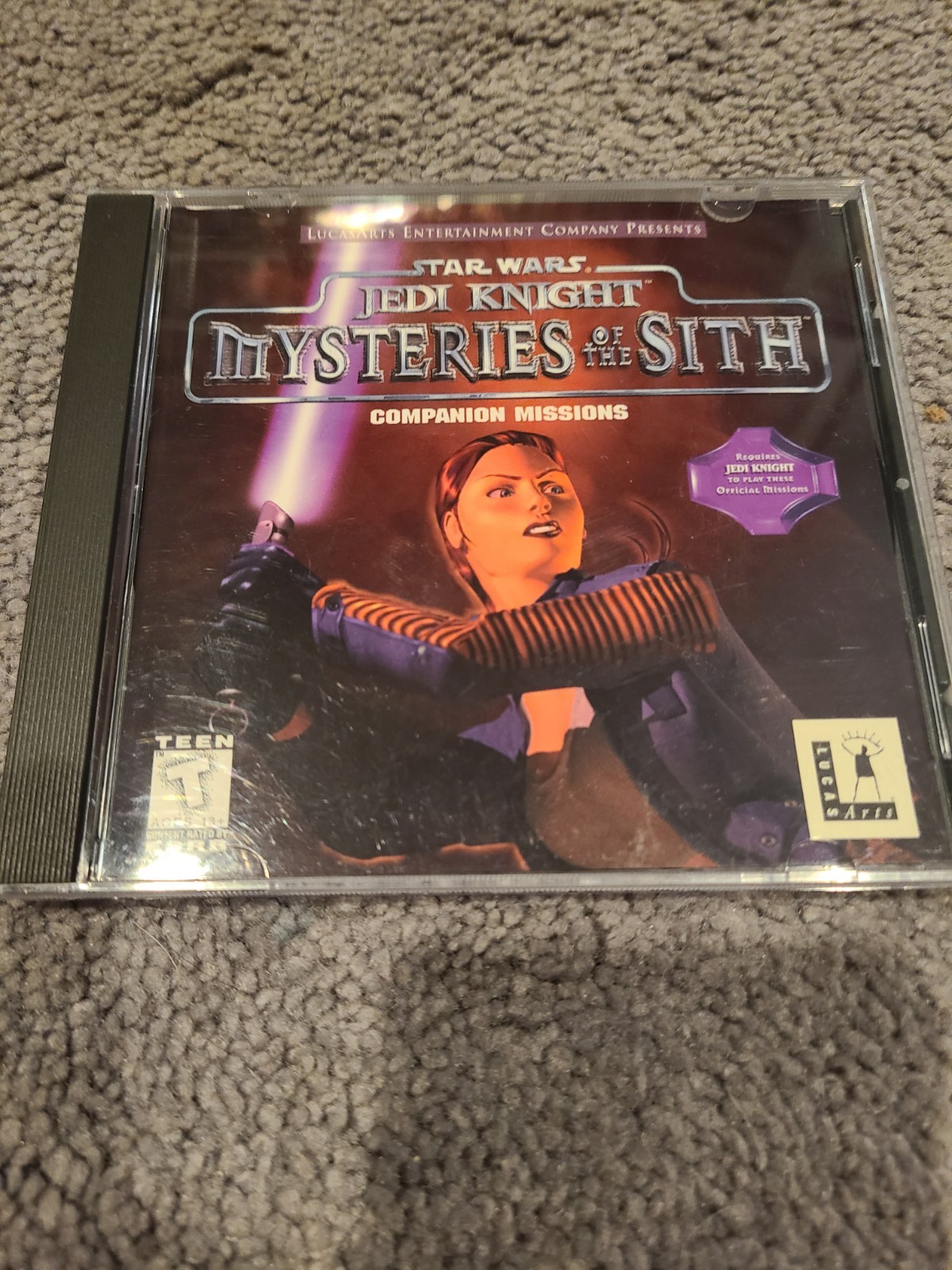 Star Wars: Jedi Knight- Mysteries Of The Sith Companion Missions PC Game Lucasar