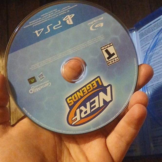 Nerf Legends Sony PlayStation 4 PS4 Disc w/ Case T-Teen GameMill Entertainment