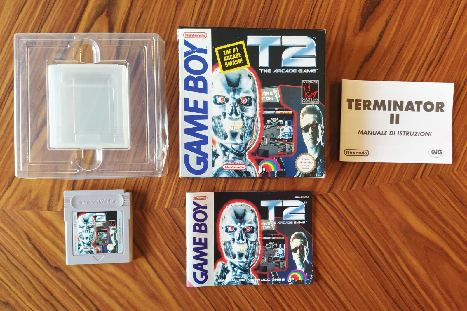 T2 Terminator 2 The Arcade Game Game Boy PAL España Italia Region Libre