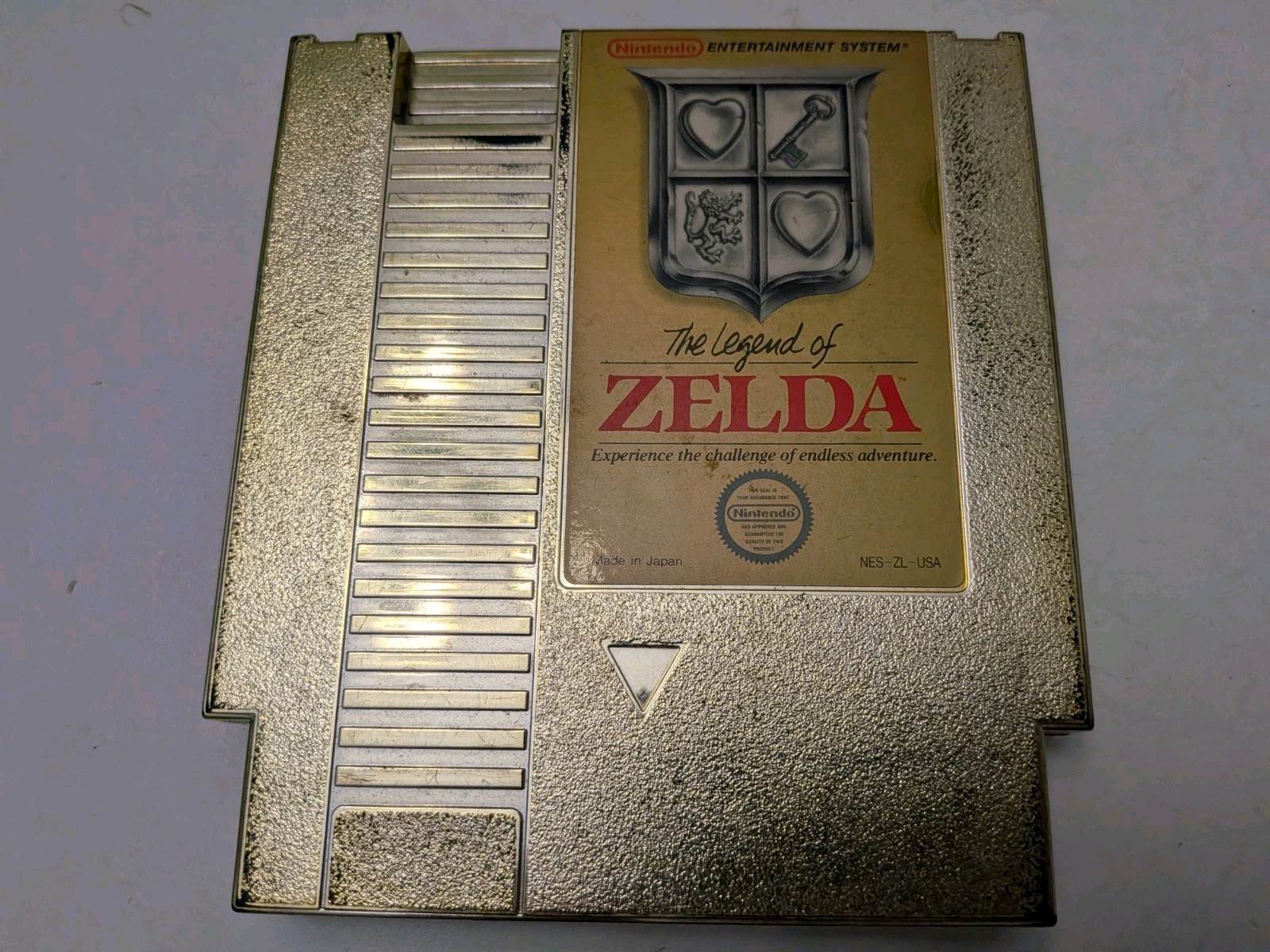 The Legend of Zelda (Nintendo NES, 1987) Gold Cartridge Only