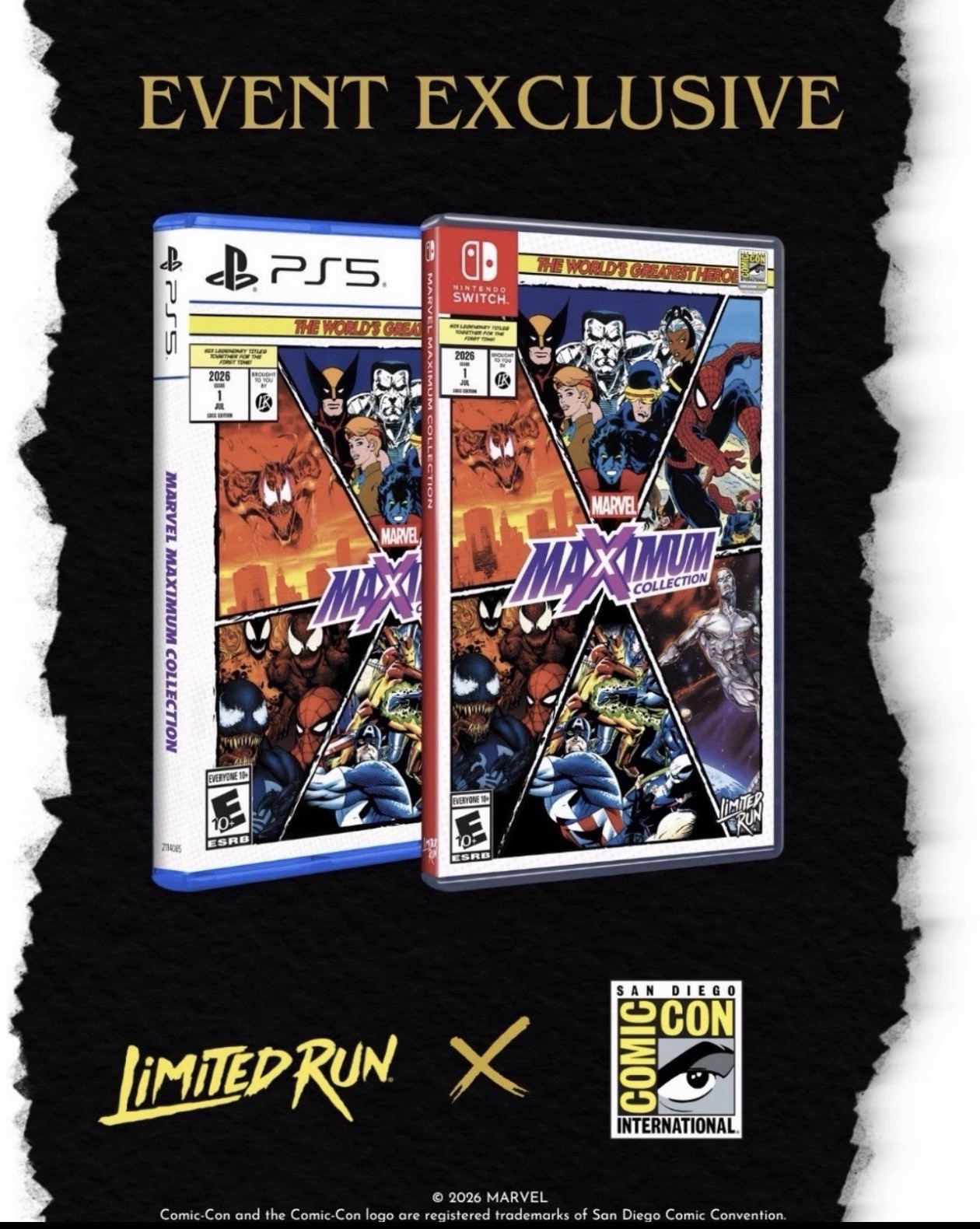SDCC 2026 Limited Run Games Marvel MaXimum Collection PS5 Presale