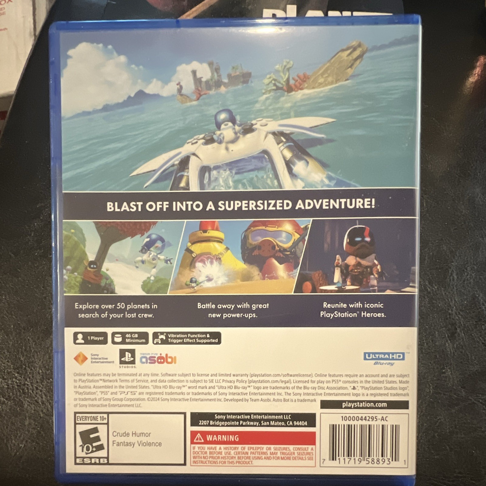 Sony Interactive Entertainment Astro Bot PS5 Action Adventure E10+ NTSC-U/C 2024