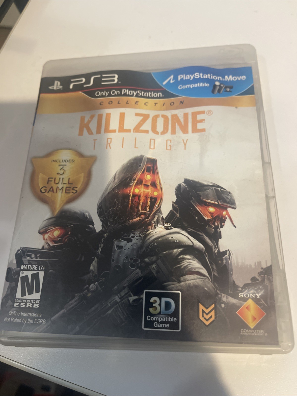 KillZone Trilogy Collection (Sony PlayStation 3, PS3 2011) 2-Disc Set TESTED