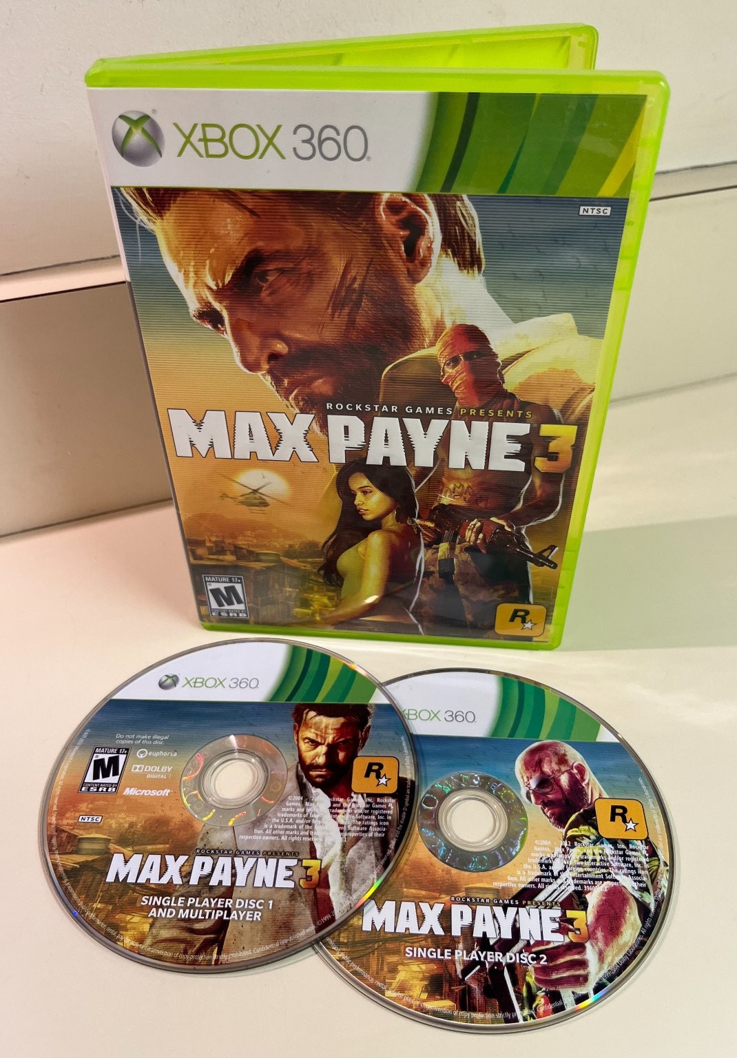 Max Payne 3 Xbox 360 / One / Series X Video Game Single Player Action Rockstar