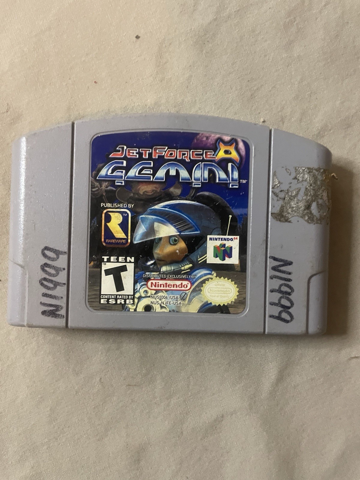 Jet Force Gemini Nintendo 64 Untested 1997 Third Person Shooter