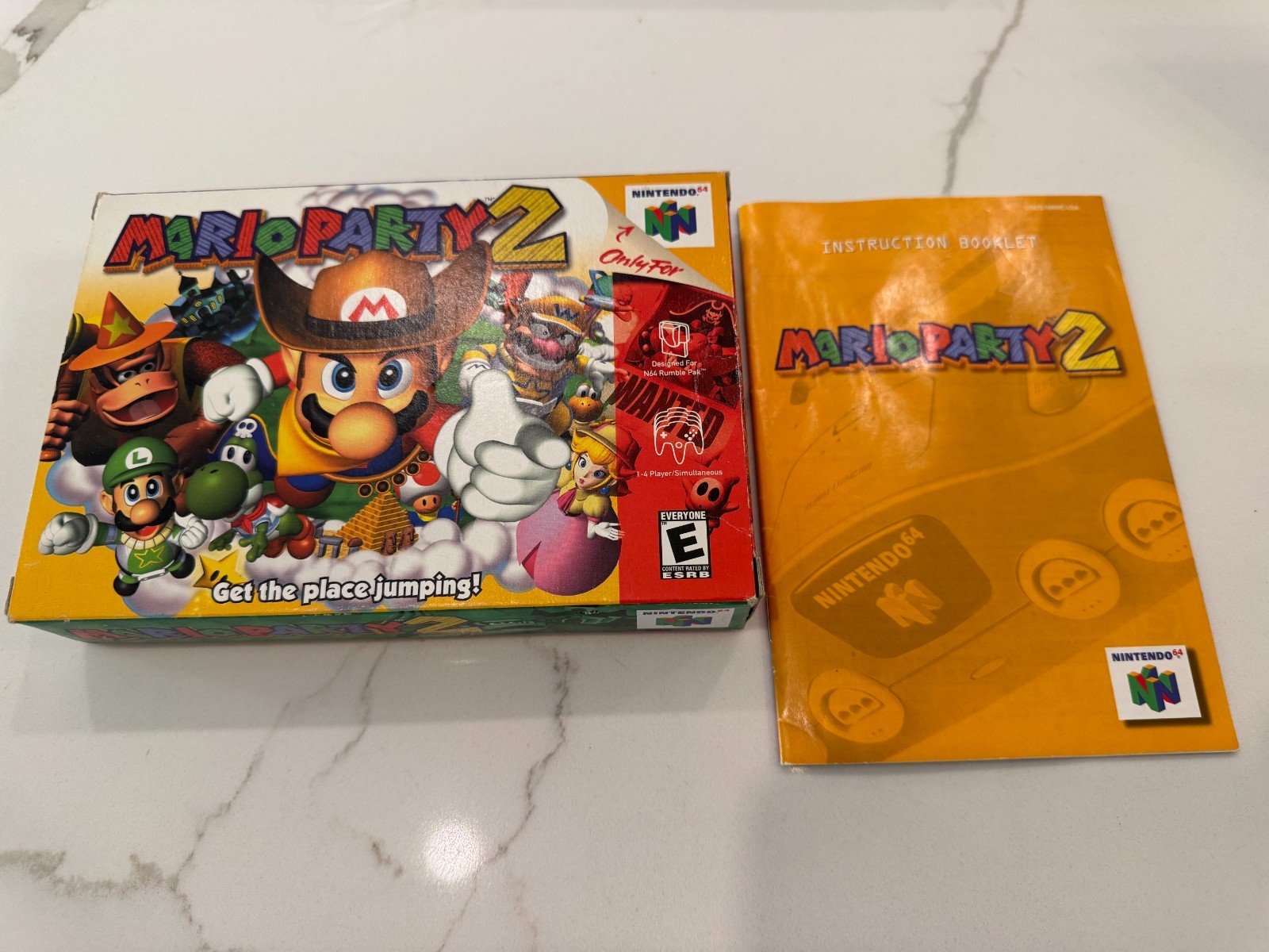 Mario Party 2 Complete in box – great condition with protective covers