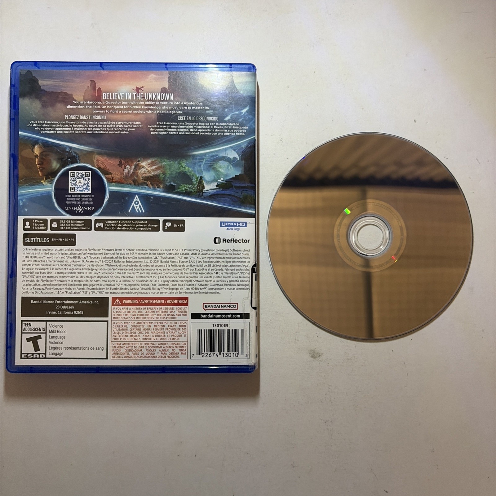 Unknown 9: Awakening PS5 (2024 Action Adventure)