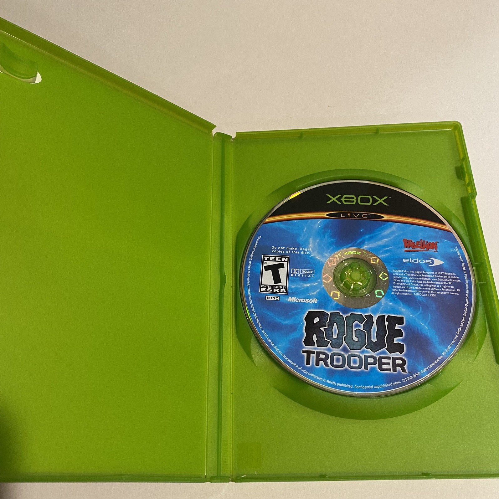 Rogue Trooper (Microsoft Xbox, 2006) No manual