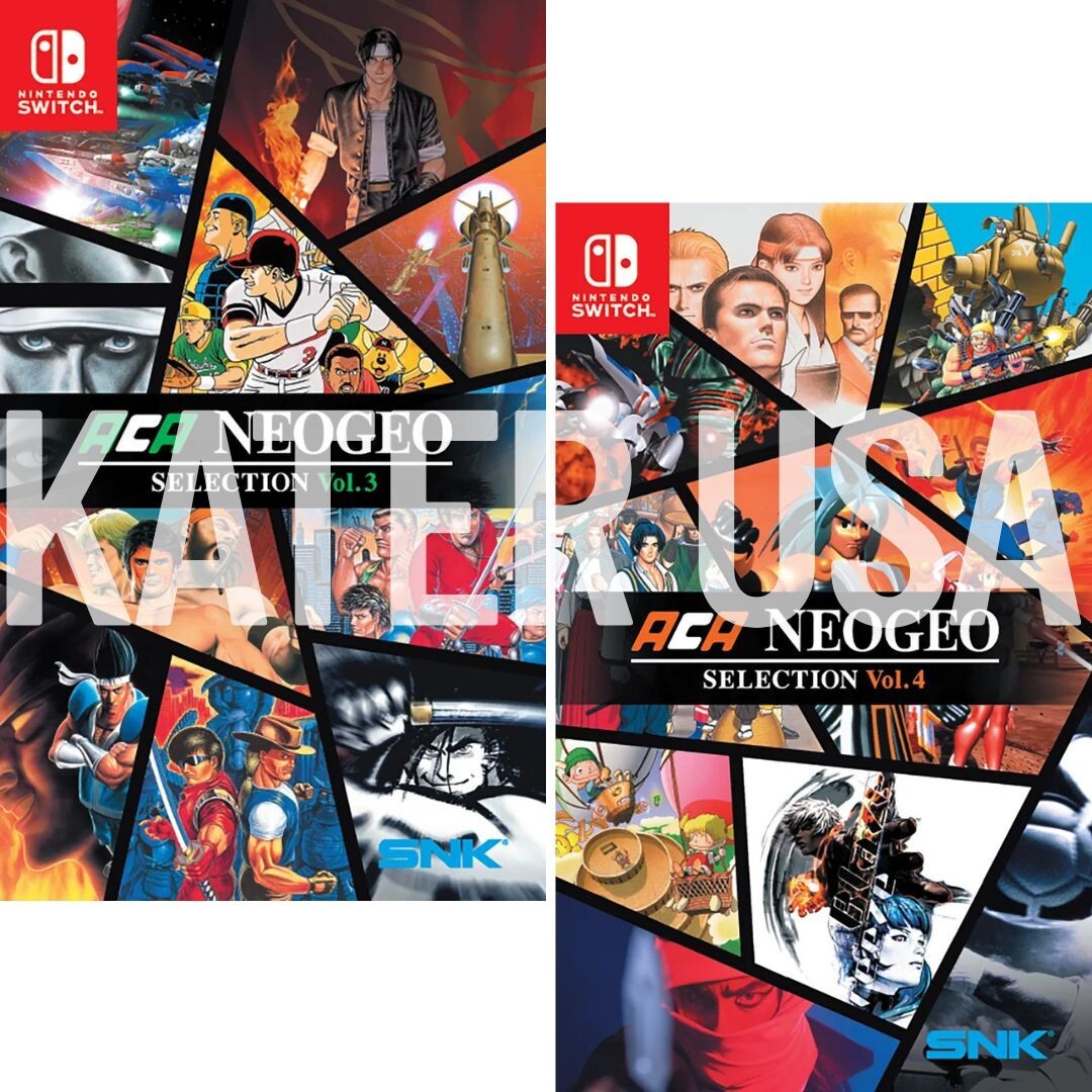 ACA NEOGEO Selection Vol. 3 + Vol. 4 Switch Brand New Game Bundle [2025 Misc]